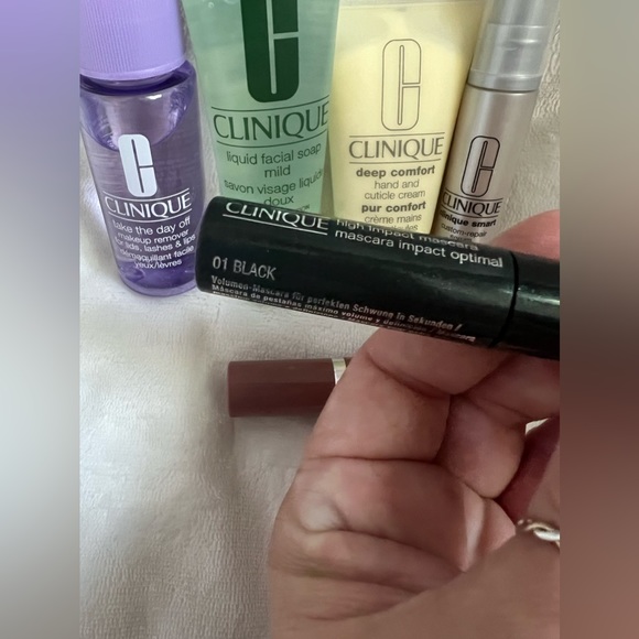Clinique Makeup Lot of 6 Items Remover Face Cleanser Mascara Serum Lipstick Etc. - Picture 2 of 7